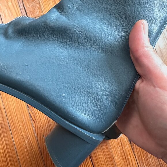 Acne Studios Logo Print Ankle Boots - Picture 11 of 12